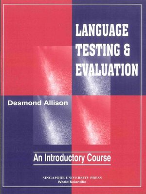 cover image of Language Testing and Evaluation